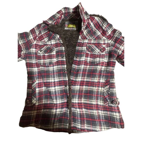 Pulp women long sleeve flannel button up pattern jacket XS - Picture 5 of 7